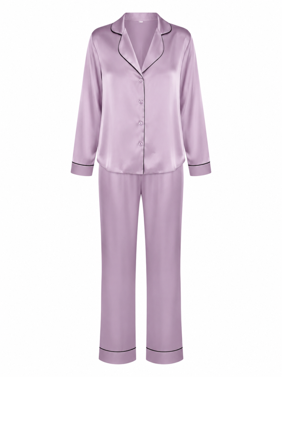  PJ Set  Satin Élégance - Light purple