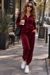 Плюшен дамски сет Bordeax Velvet