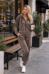 Плюшен дамски сет VELVET Cappuccino 