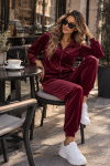 Плюшен дамски сет Bordeax Velvet