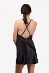 Сатенена нощница Pearl  Black